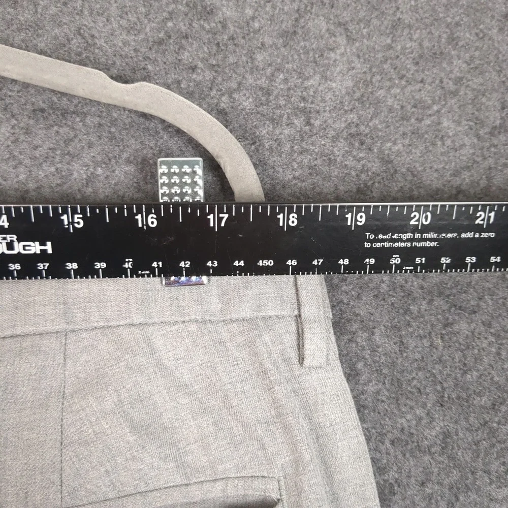 J.Crew Bowery Slim Fit Dress Pants Mens 36x32 Heather Gray Textured Trousers